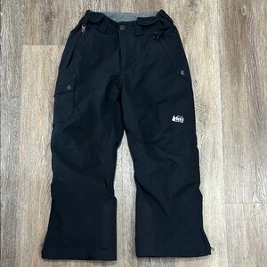 REI Co-op Black Snow Pants with Logo